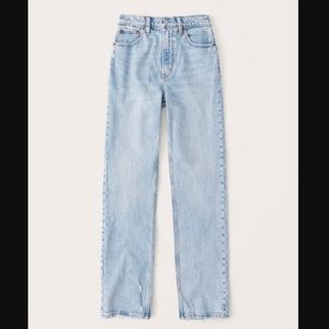 Abercrombie ultra high rise 90s straight jeans